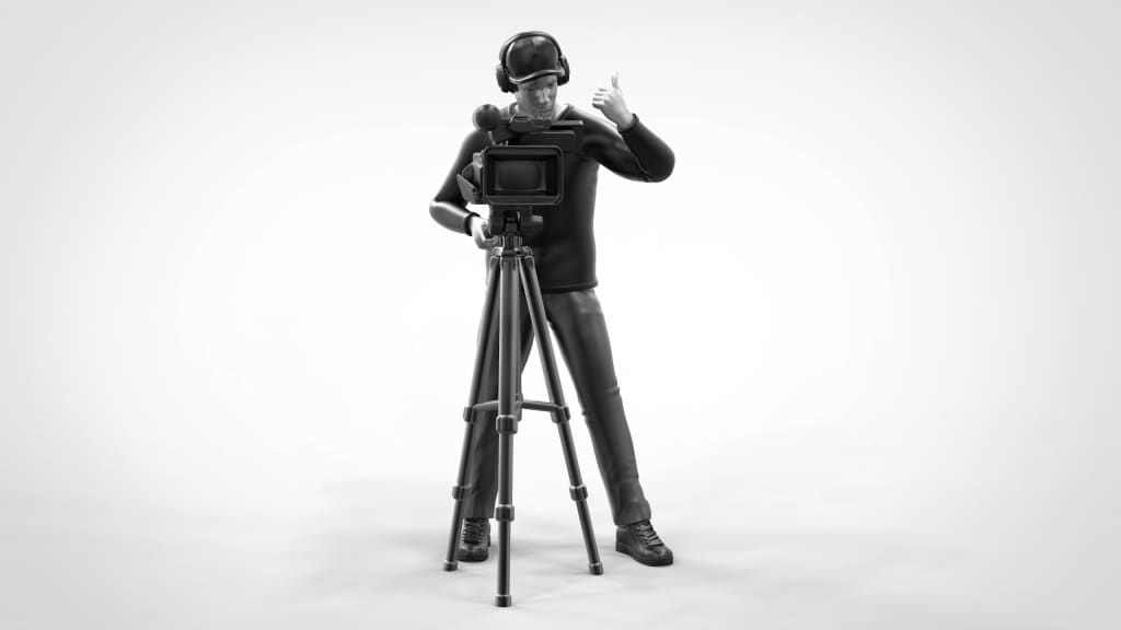 Mm197 Tv Cameraman Figure