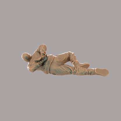 MM2022 Male in Handcuffs on Floor Figure