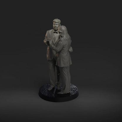 MM2040 Elderly Couple Holding Hands Figure