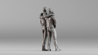 MM2058 2 Friends Posing Figure