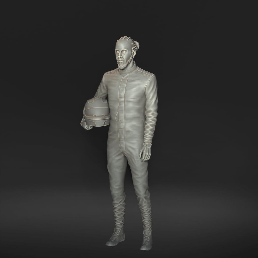MM2059 Lewis Hamilton F1 Figure
