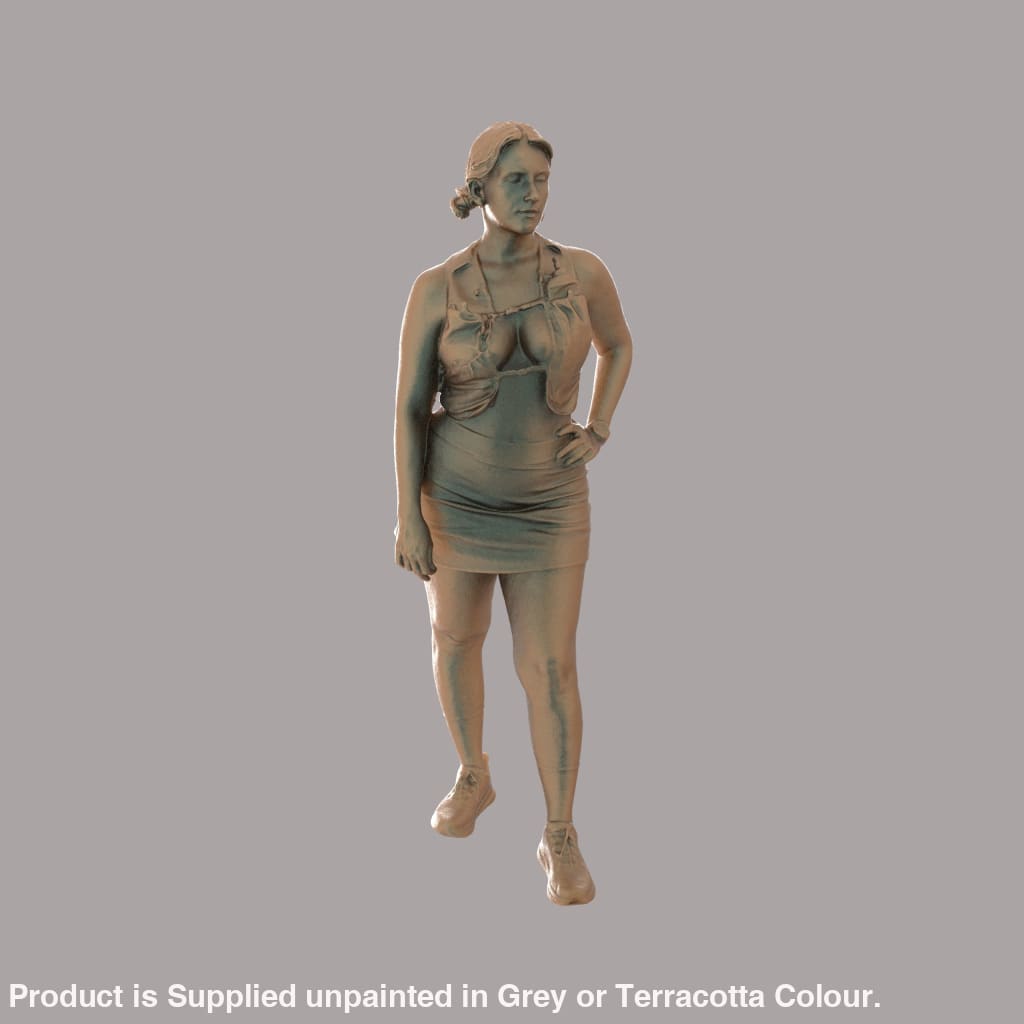 MM2065 Female in Short top and summer skirt Figure