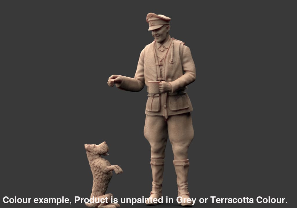 MM2075 Luftwaffe Pilot With dog Figure