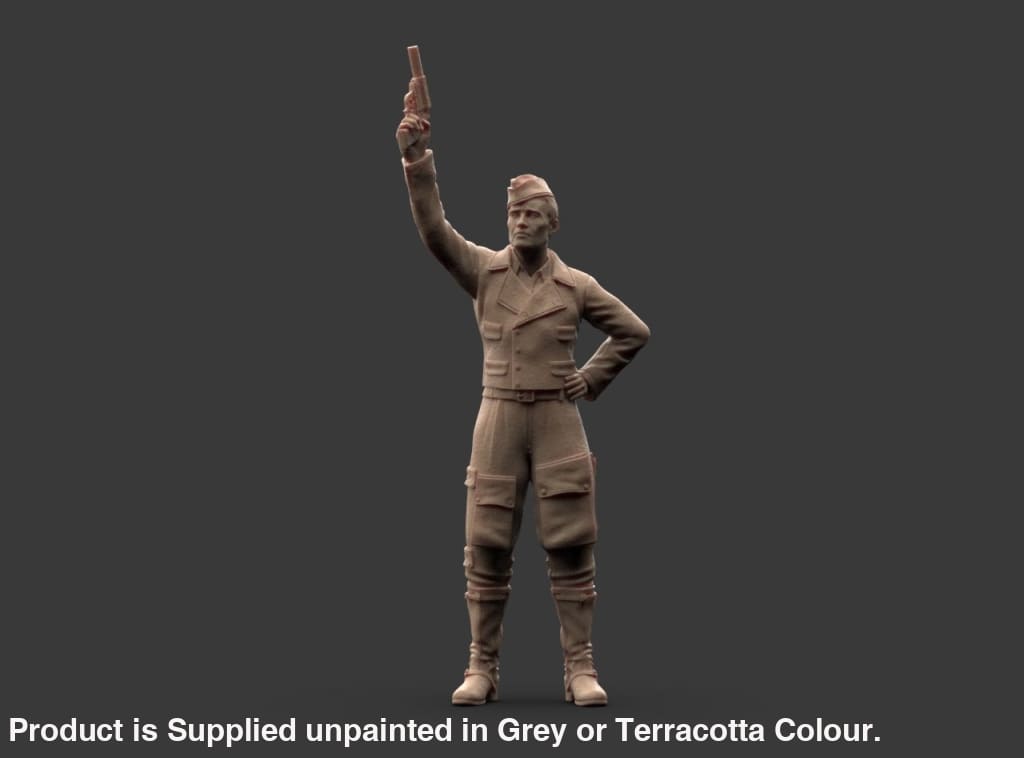 MM2076 Luftwaffe Ground crew and flare gun Figure