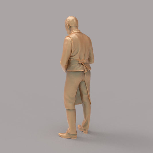 MM2083 Waiter Taking order Figure
