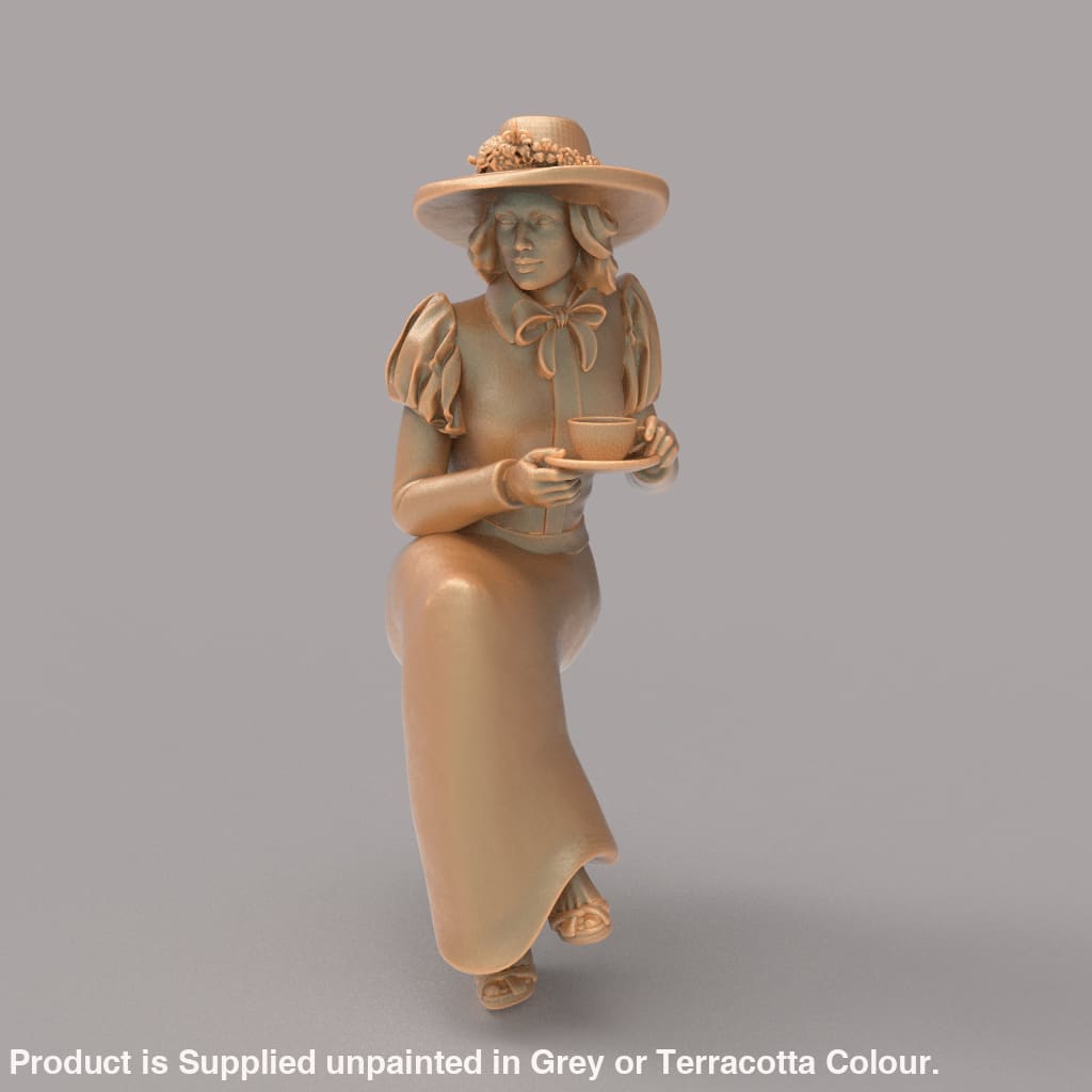 MM2088 Lady with dog Figure