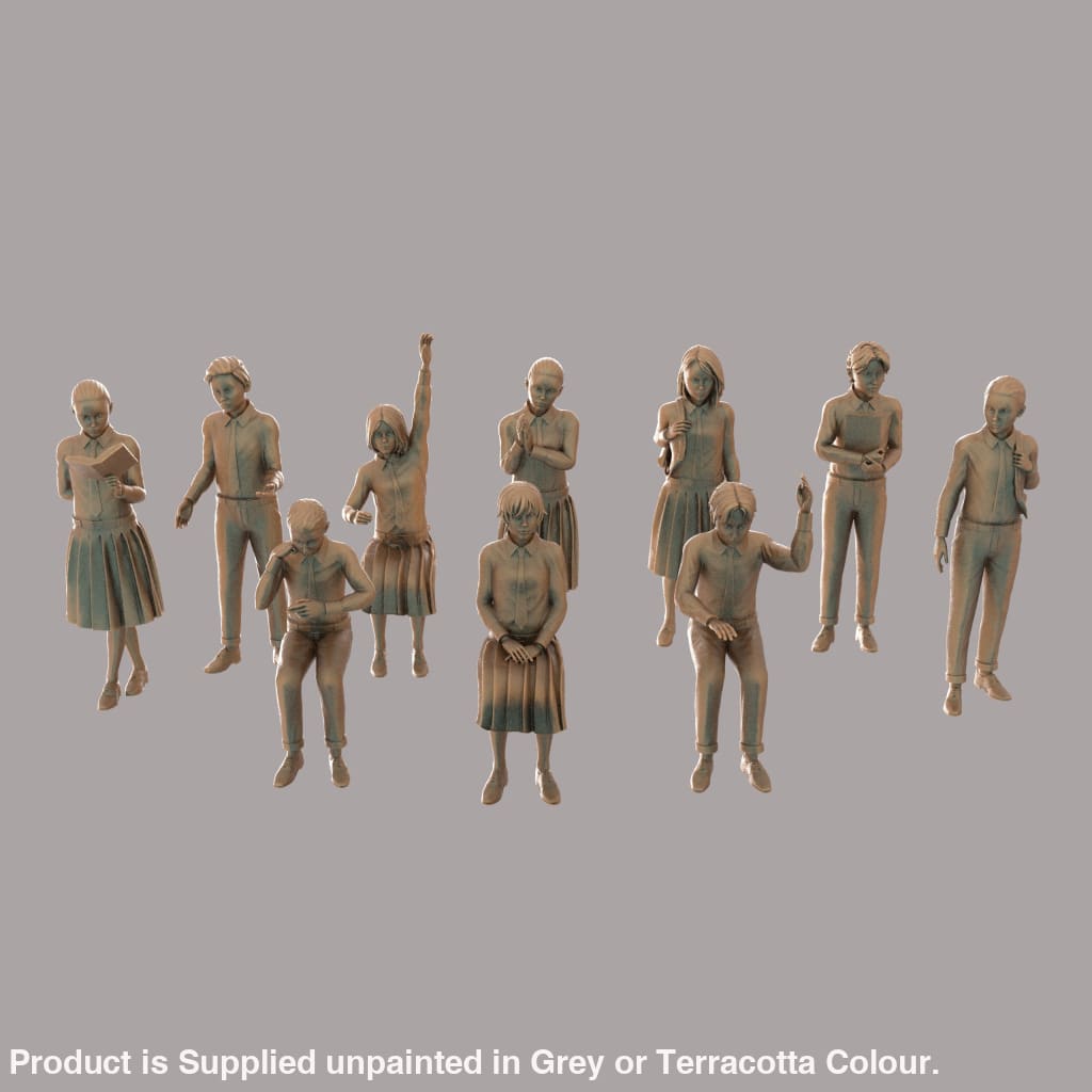 MM2103 School Students Group Figure