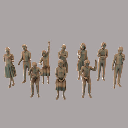 MM2103 School Students Group Figure