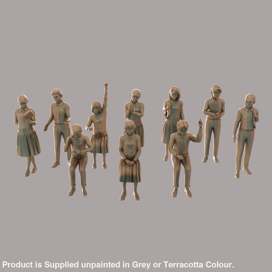 MM2103 School Students Group Figure