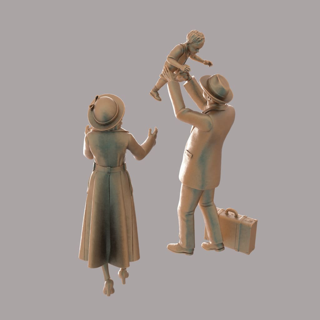 MM2104 Welcome Home Scene Figure