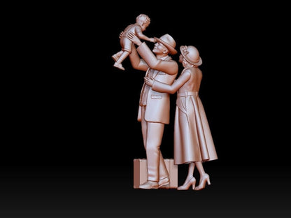 MM2104 Welcome Home Scene Figure