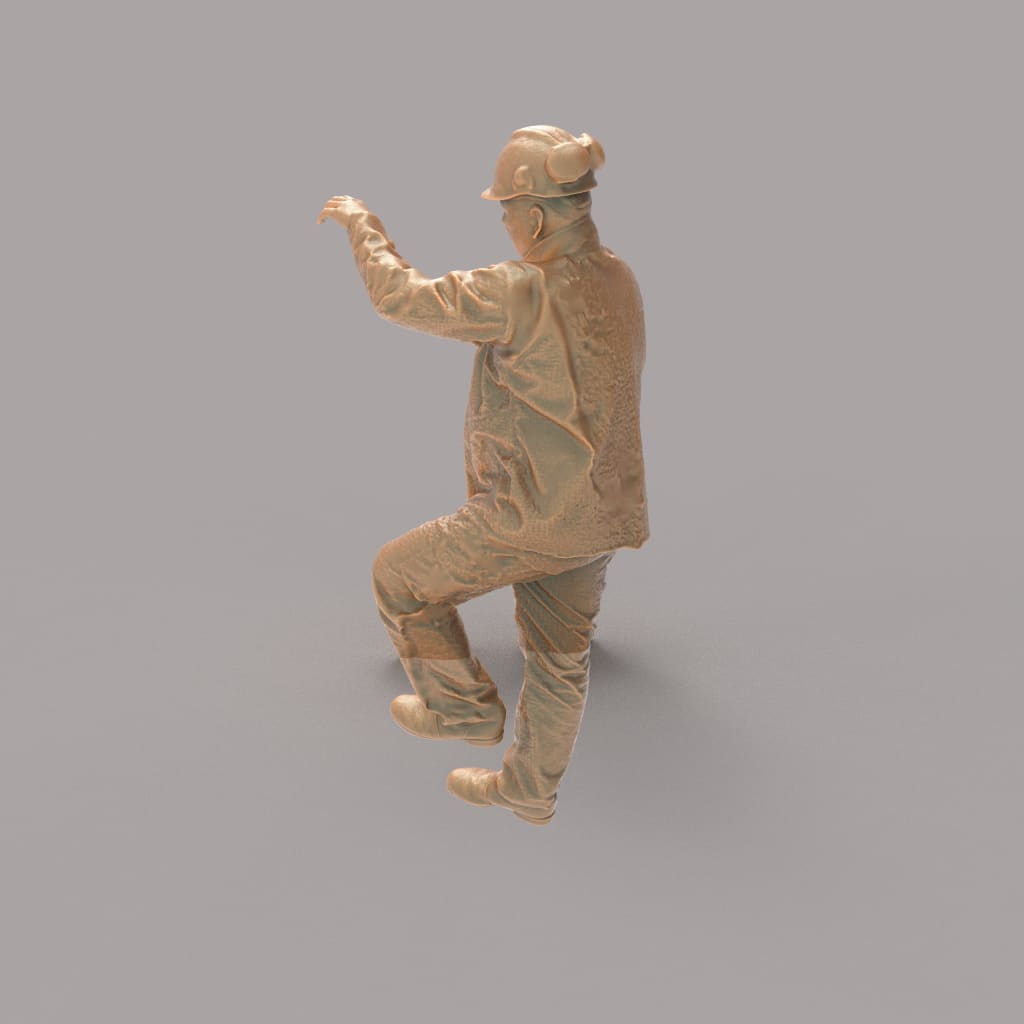 MM2106 Maintenance worker Climbing Ladder Figure