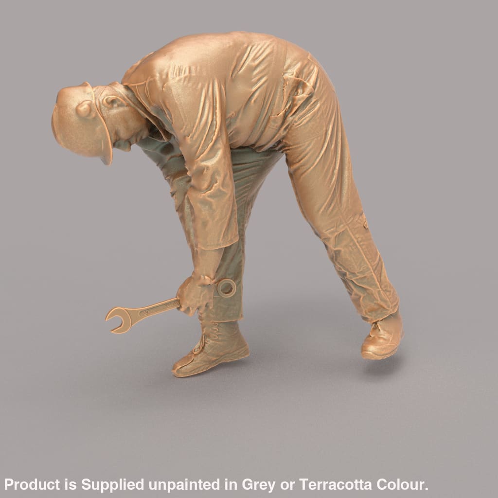 MM2106 Maintenance Worker Leaning over with spanner Figure