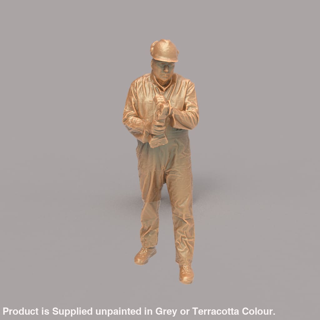 MM2106 Maintenance Worker Standing Disk Grinder Figure