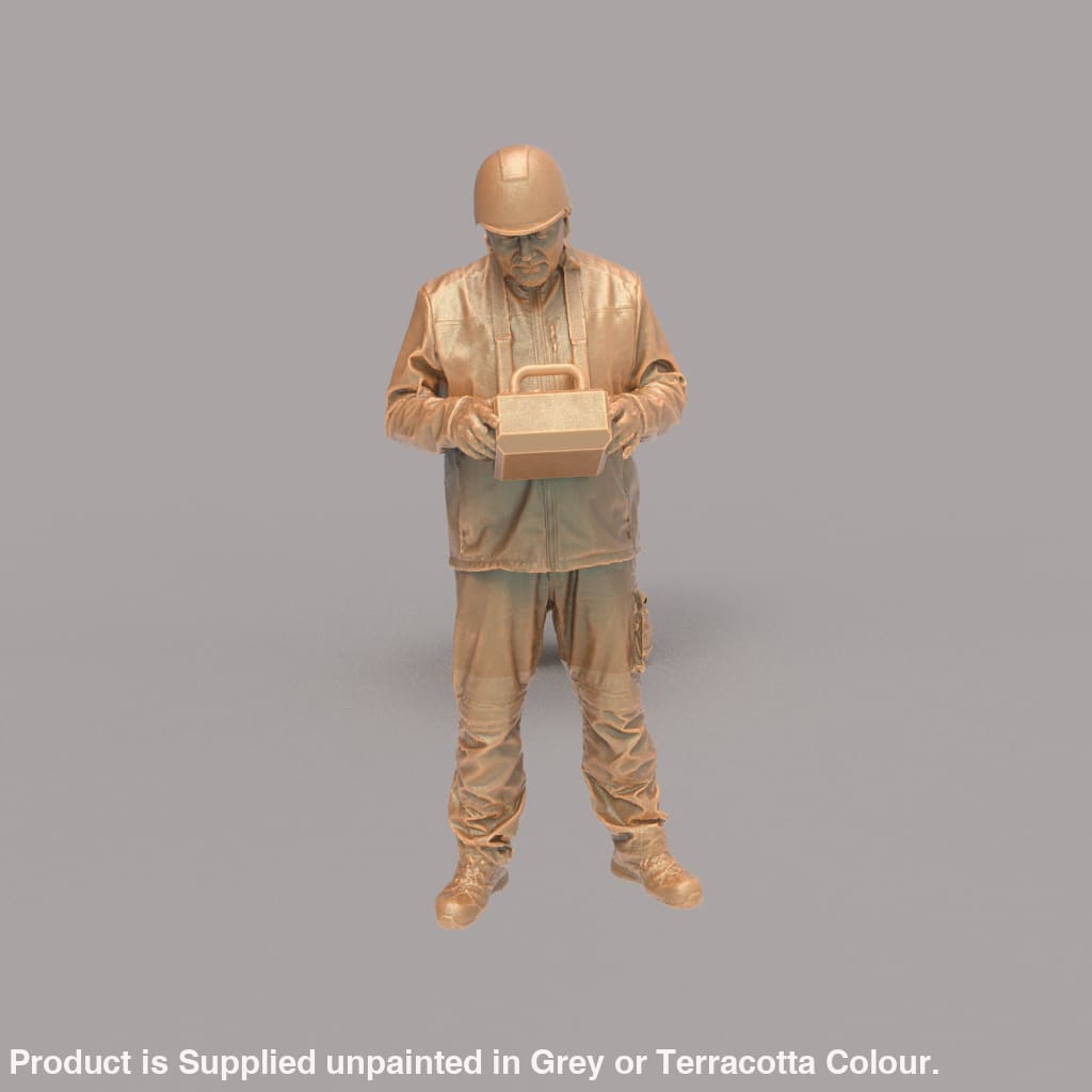 MM2106 Maintenance Worker Standing With Control Box Figure