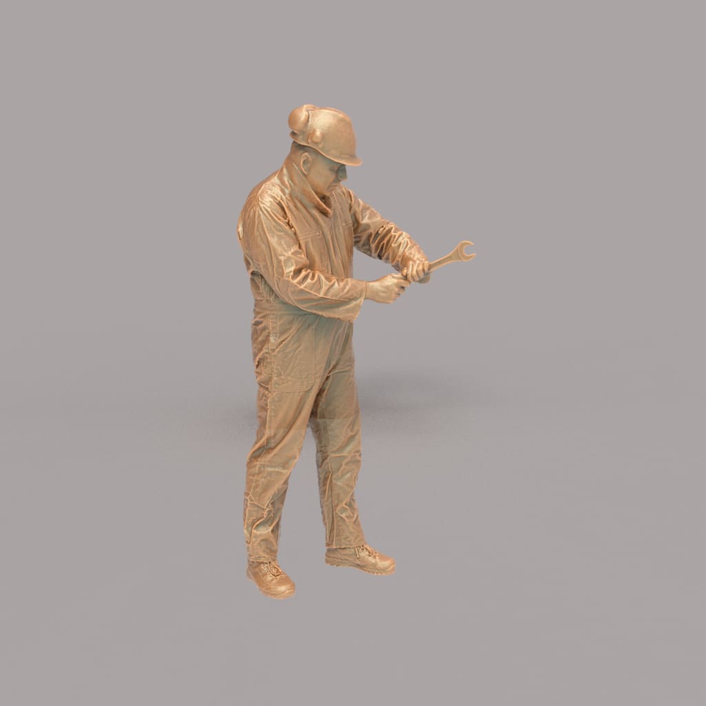MM2106 Maintenance Worker Standing with spanner Figure