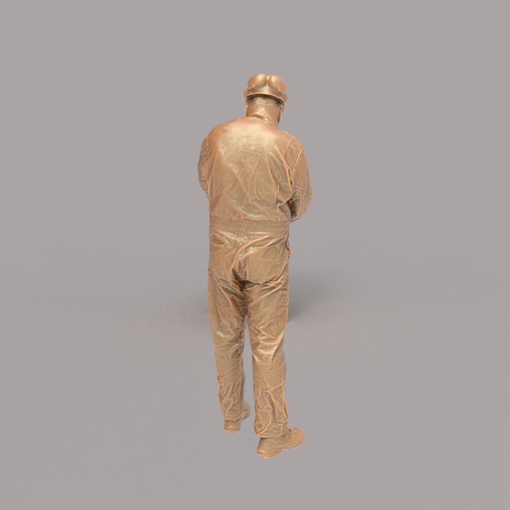 MM2106 Maintenance Worker Standing with spanner Figure