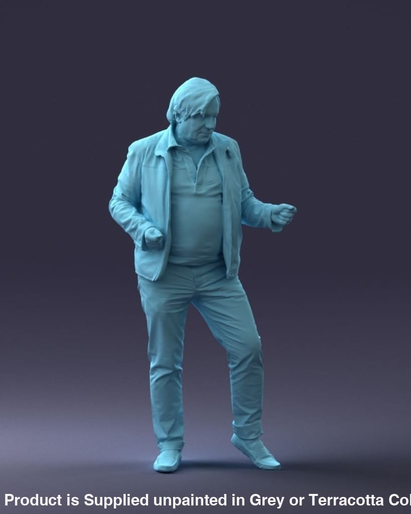 Older Male Dancing Figure