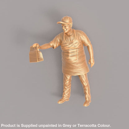 MM221 Shopkeeper with Bag and Apron 2 Figure