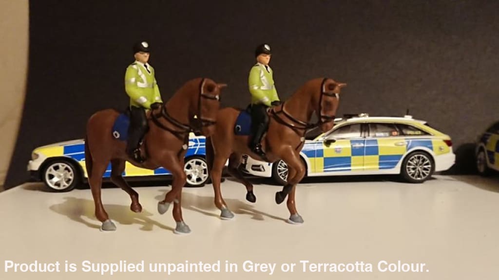 Police Horse & Rider X 1 Figure