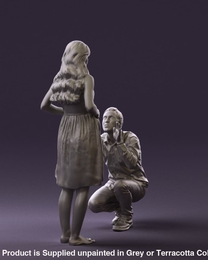 Male With Pregnant Female Figure