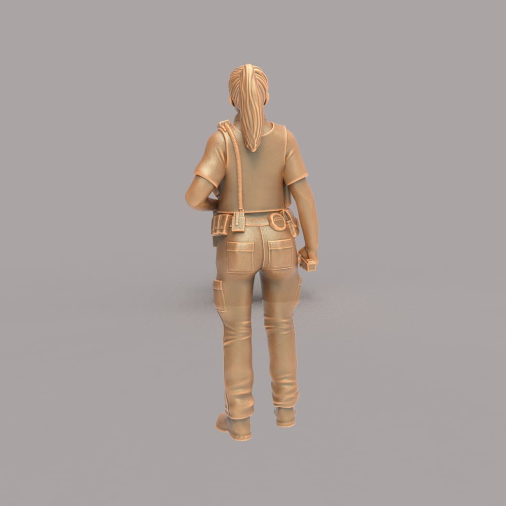 MM264 Female Police Officer Figure