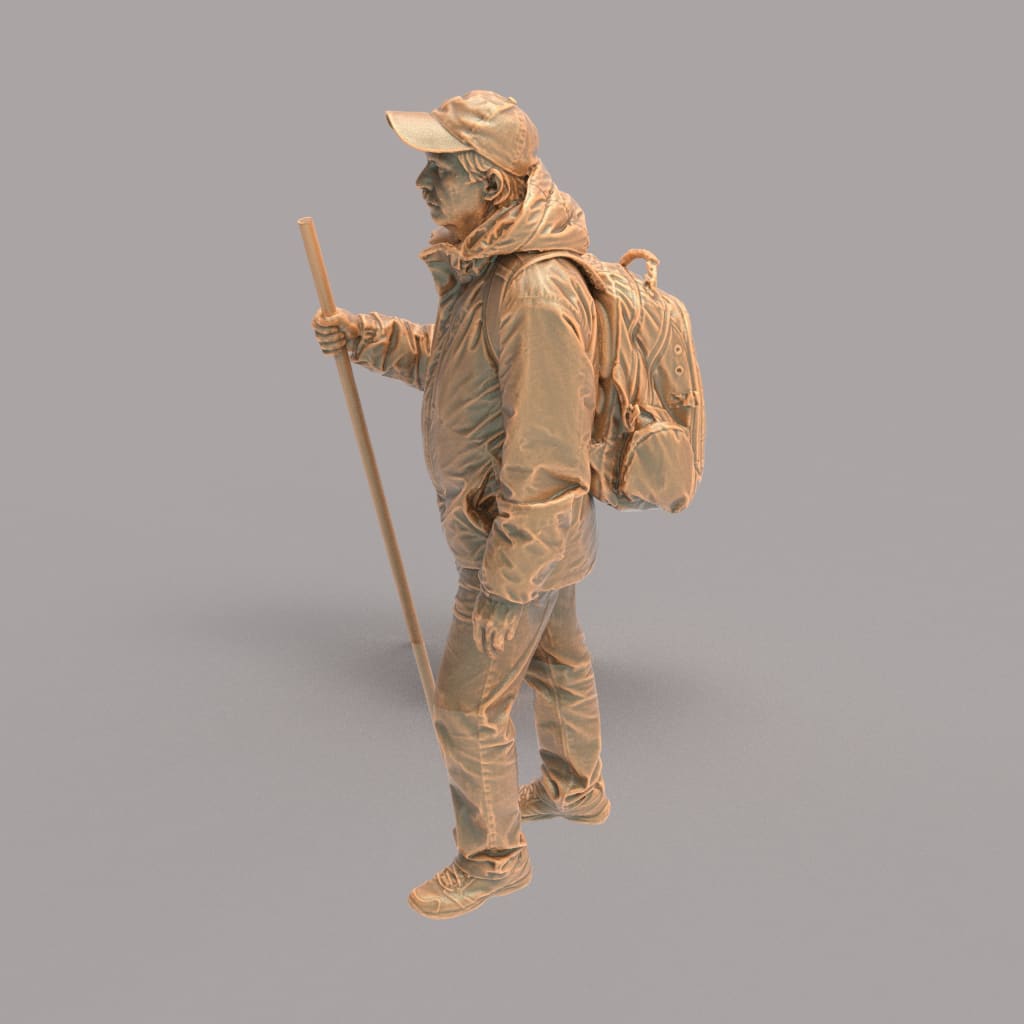 MM269 Male Hiker/Walker Figure