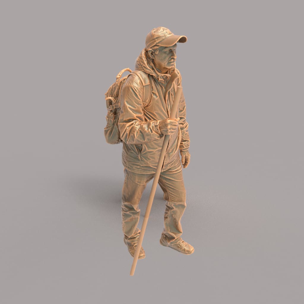 MM269 Male Hiker/Walker Figure