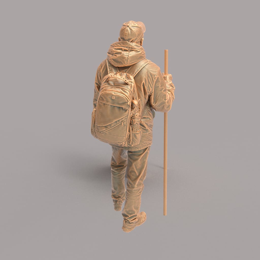 MM269 Male Hiker/Walker Figure