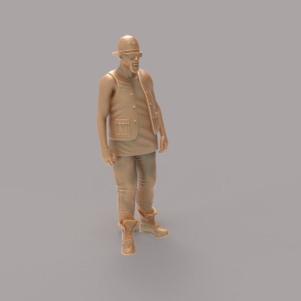 MM270 Male Biker/Hells Angel Figure