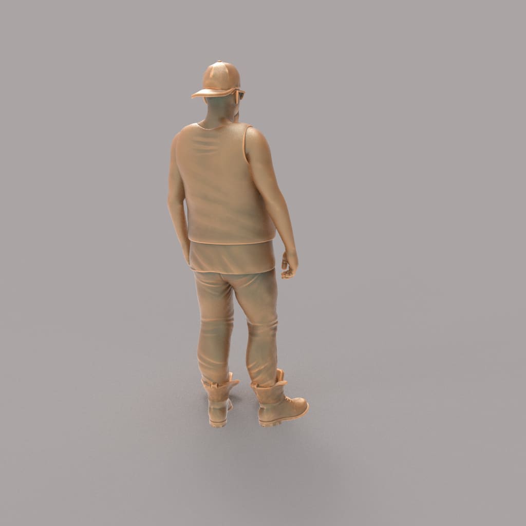 MM270 Male Biker/Hells Angel Figure