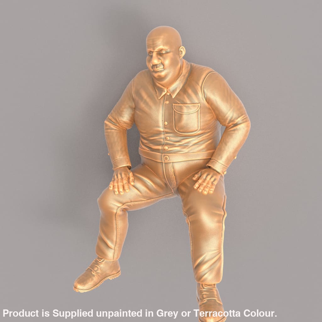 MM288 Large Male Sitting Down Figure