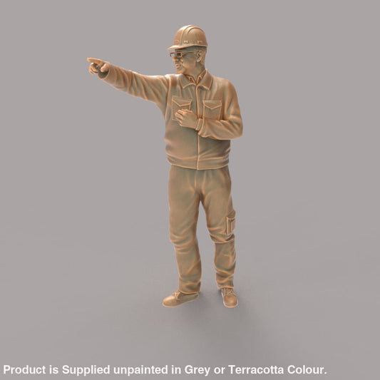 MM289 Site Foreman/Builder Pointing Figure