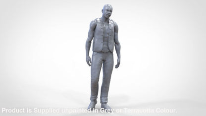 Male Biker/hells Angel Walking Figure
