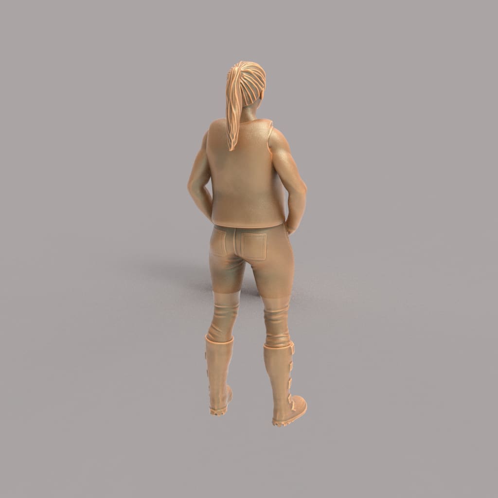 MM306 Female Biker/Hells Angel Figure