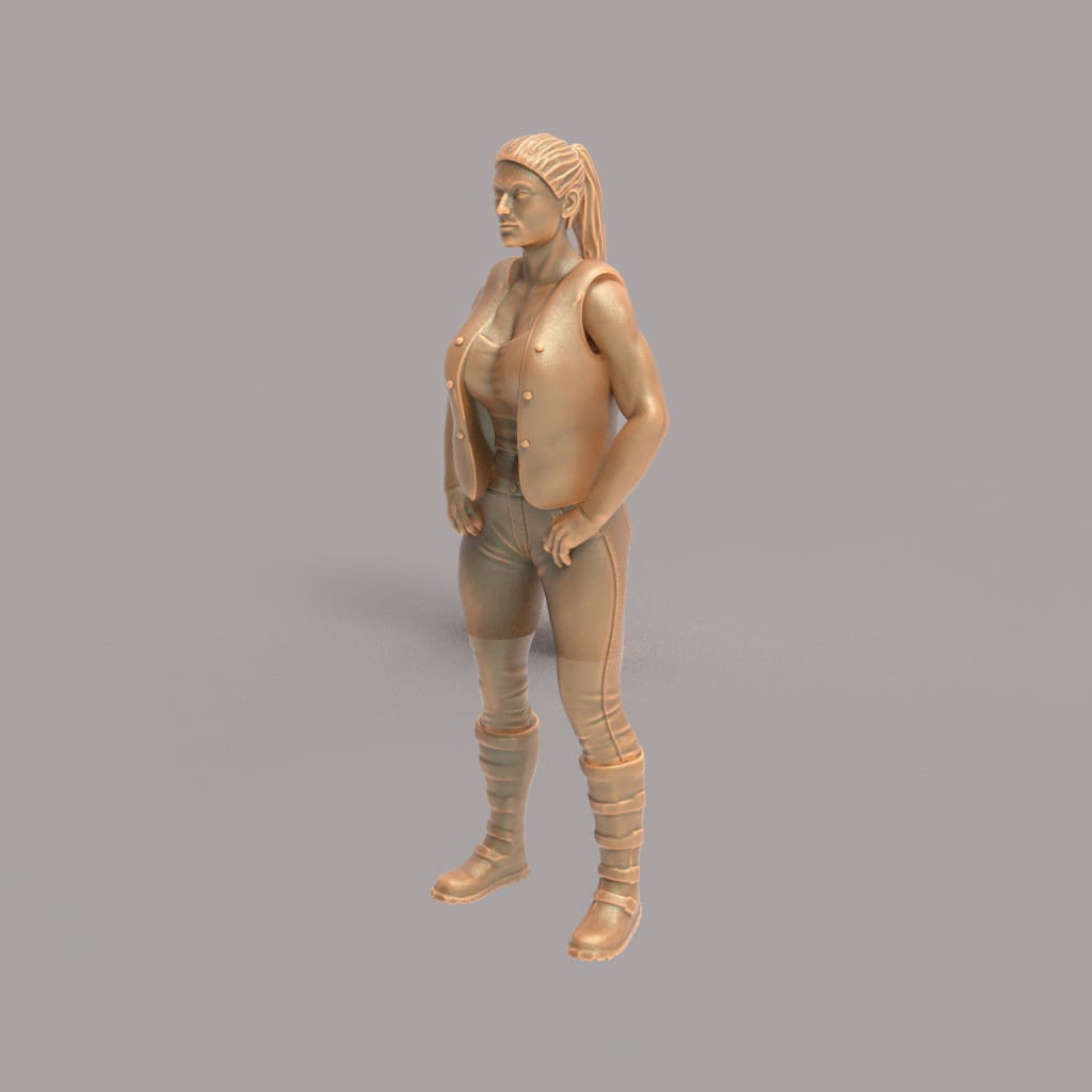 MM306 Female Biker/Hells Angel Figure