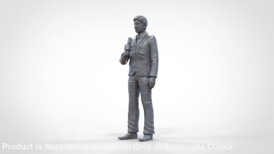 Male Tv/radio Reporter Figure