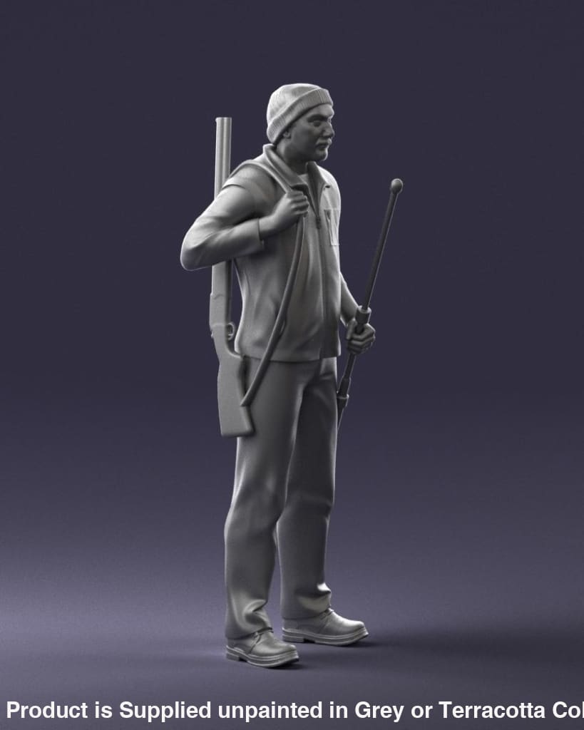 Gamekeeper With Shotgun Figure
