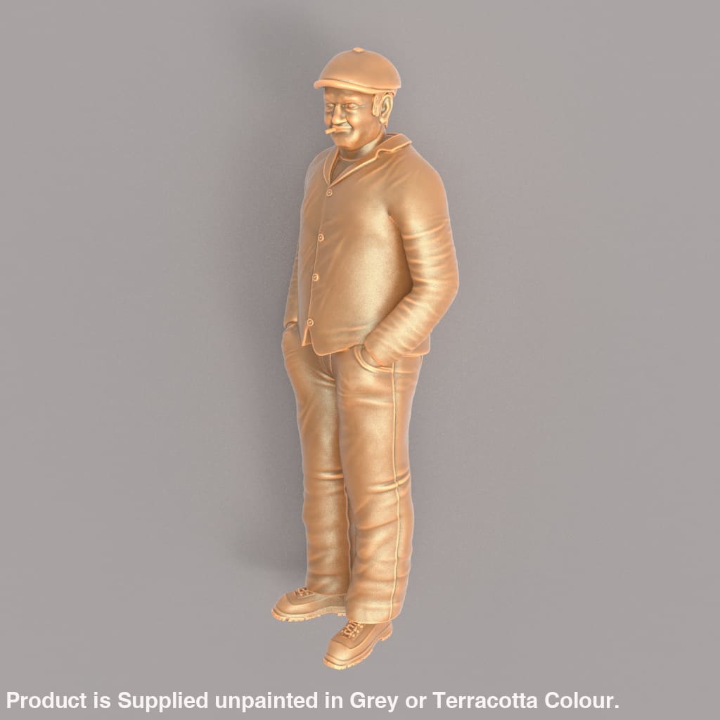 MM408 Fred Dibnah MBE English steeplejack Figure