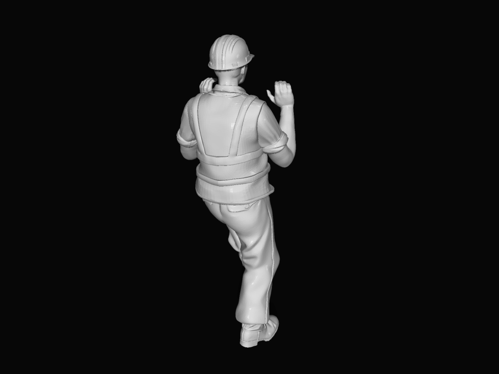 MM420 Builder pushing object Figure