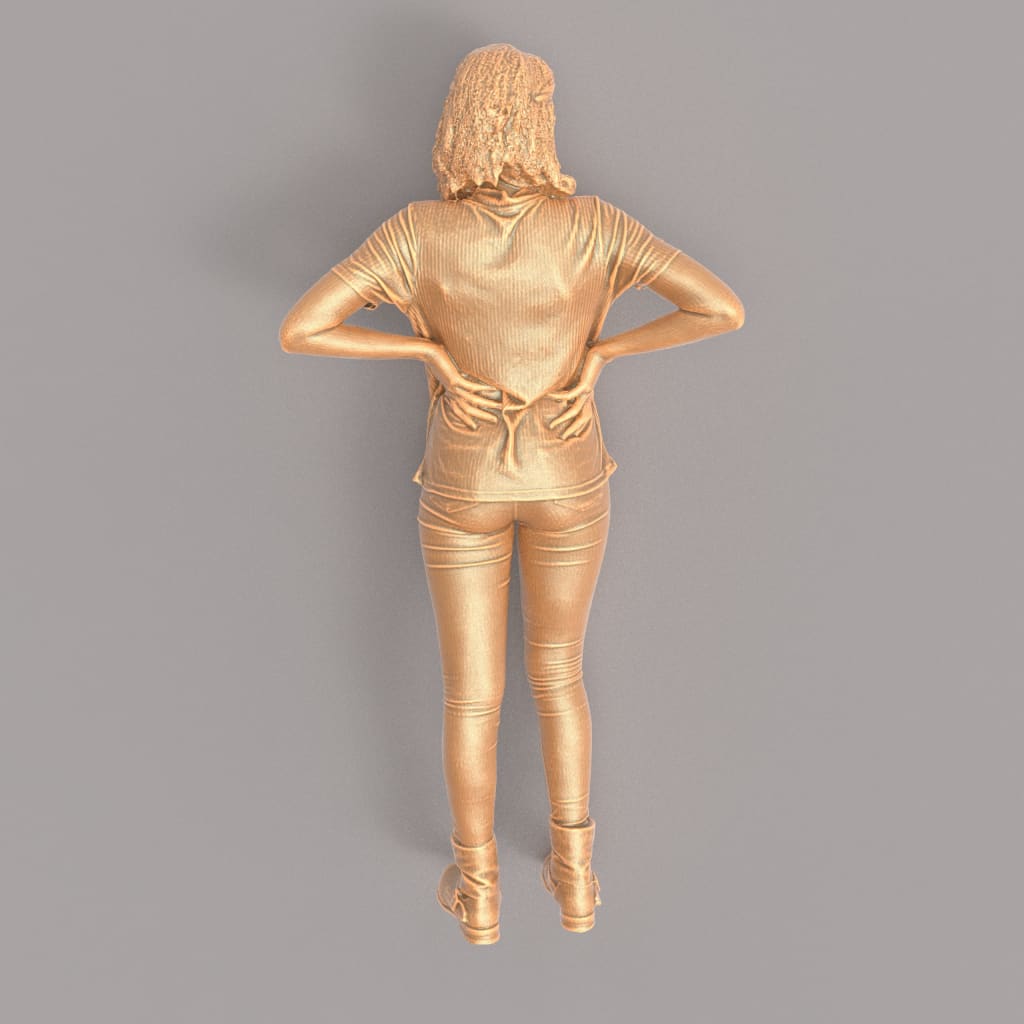 MM448 Young female Both Hands on Hip Figure