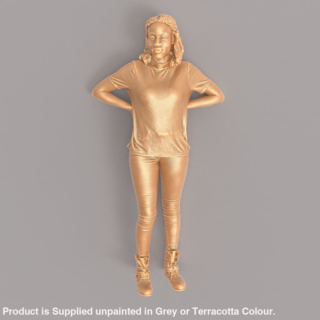 MM448 Young female Both Hands on Hip Figure