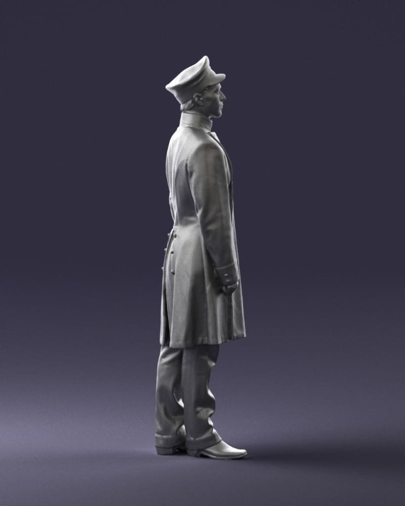 Young Aloysius Nosey Parker/chauffeur/driver/hotel Figure