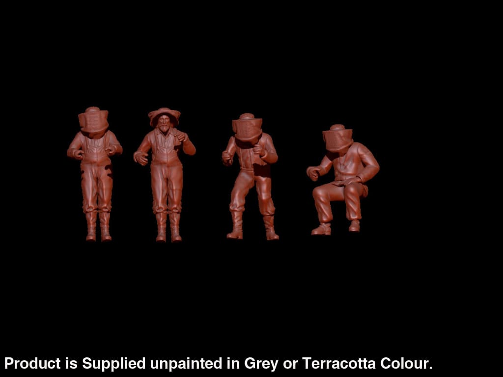 Mm490 Group Of Bee Keepers Figure