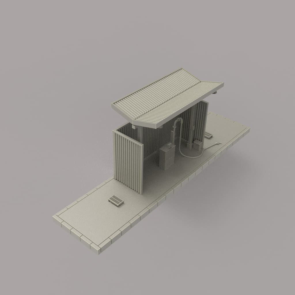 MM5020 Diesel Refueling Point Kit OO Scale Scale Model