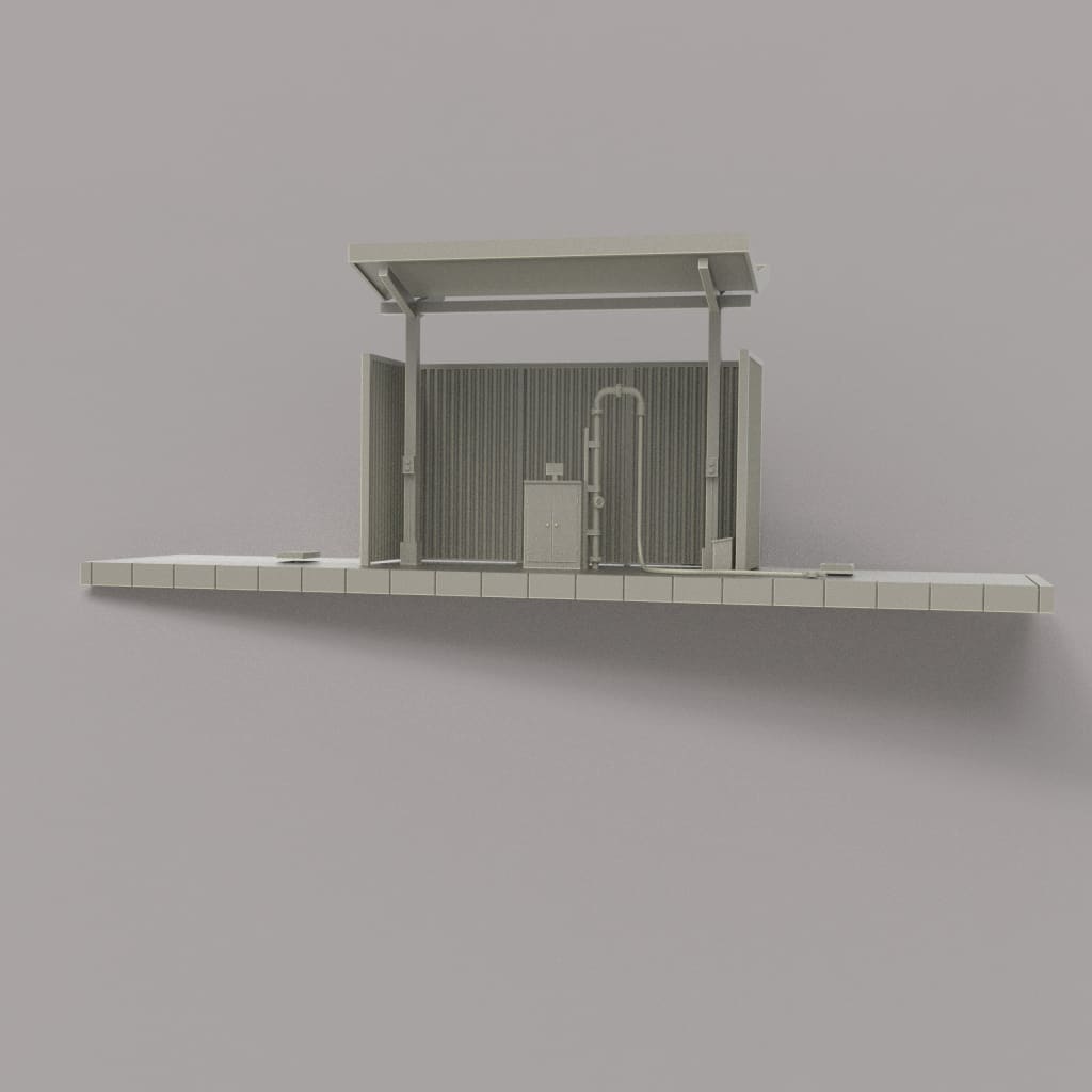 MM5020 Diesel Refueling Point Kit OO Scale Scale Model