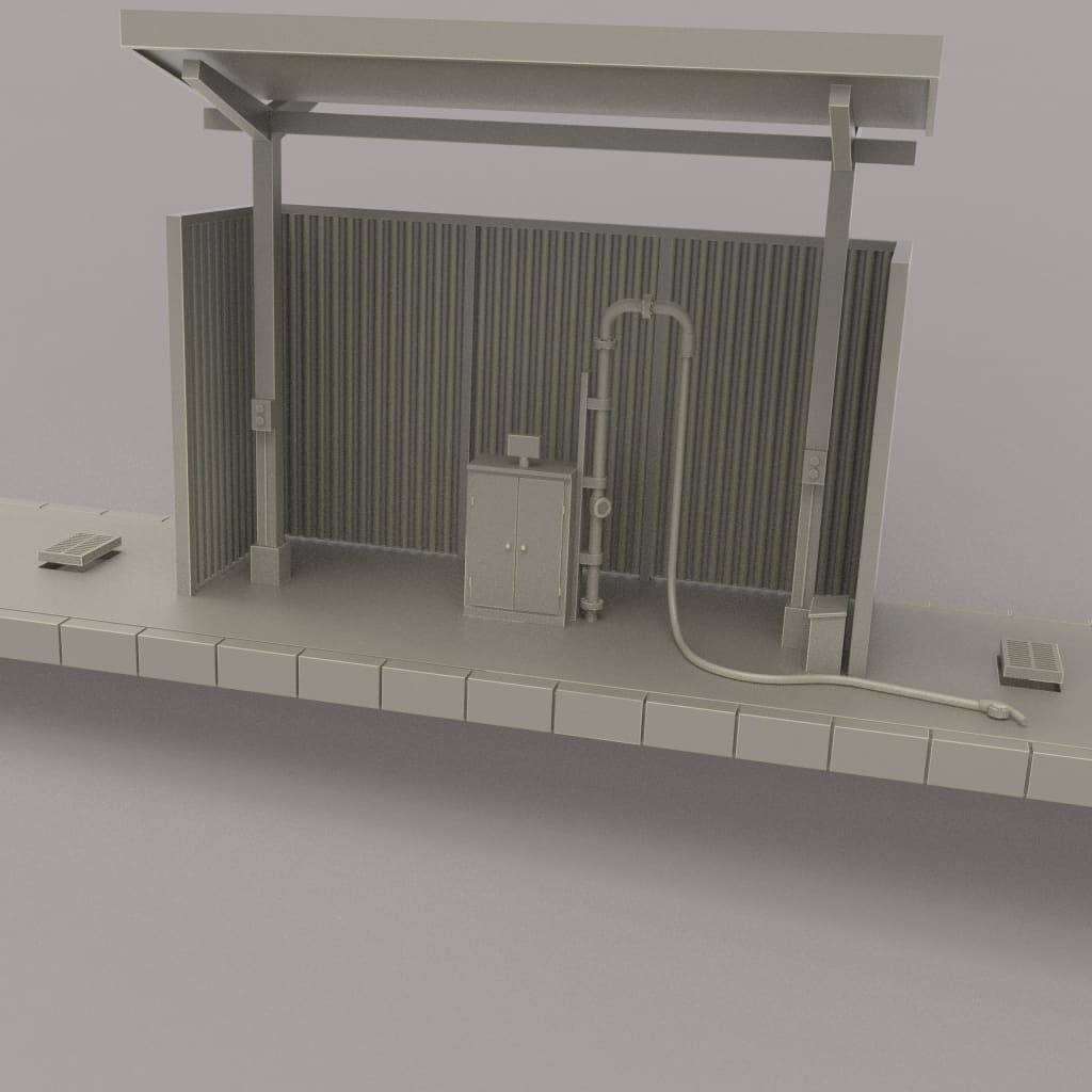 MM5020 Diesel Refueling Point Kit OO Scale Scale Model