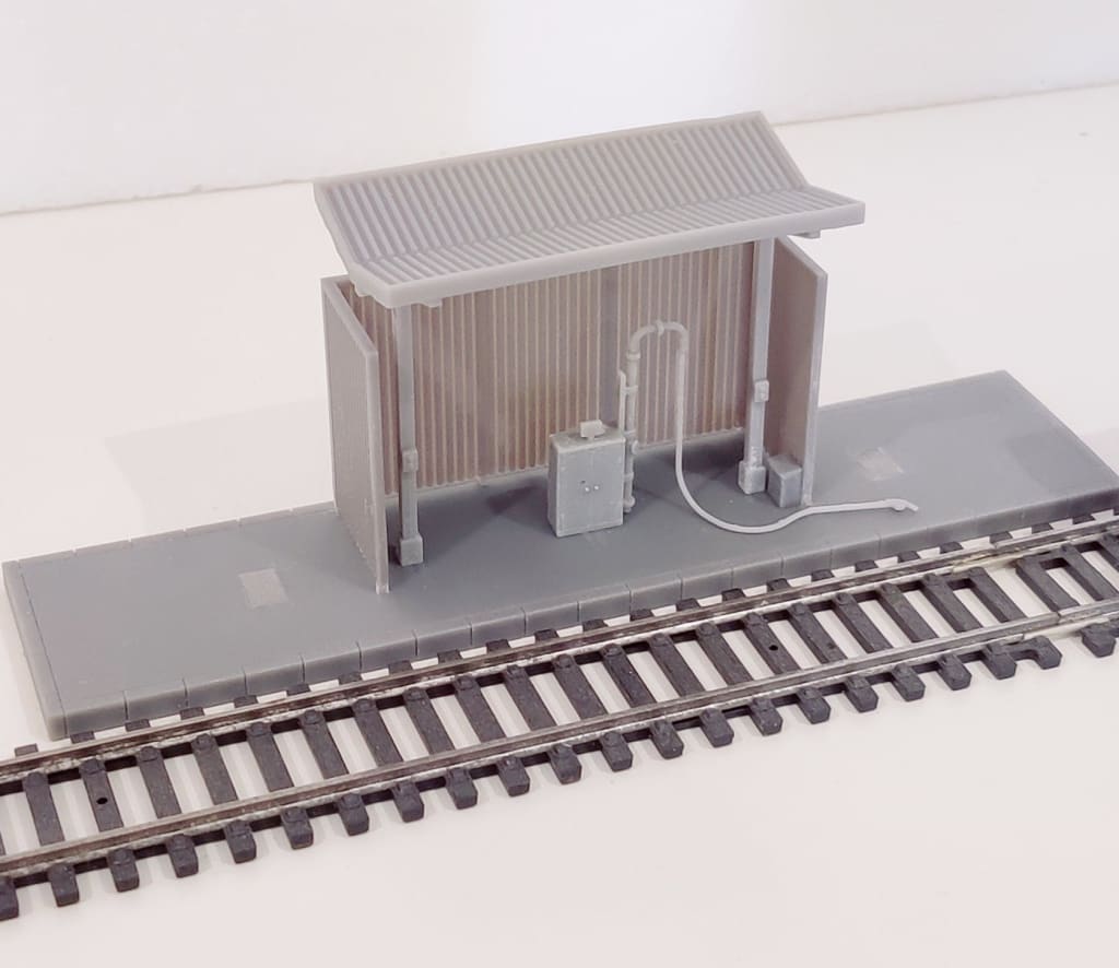 MM5020 Diesel Refueling Point Kit OO Scale Scale Model