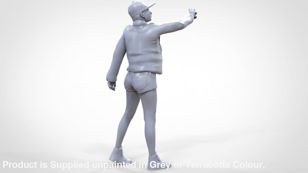 Young Girl Graffiti Artist/vandal Figure