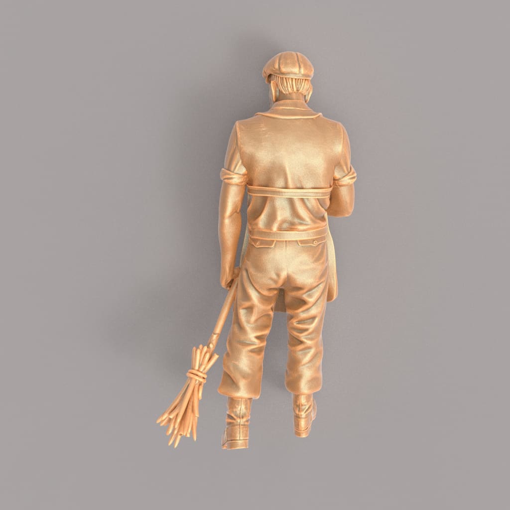 MM545 Grandad With Brush 1940’s Style Figure